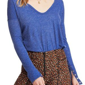 Free People Sienna Snap Shirt NWT